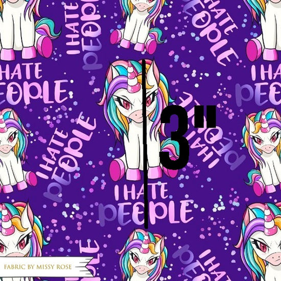 I Hate People  -  Knit 220 Fabric