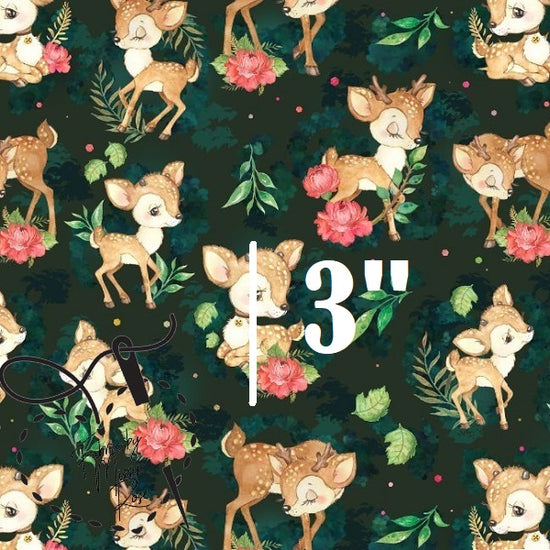 Woodland Deer - Knit 180 Fabric
