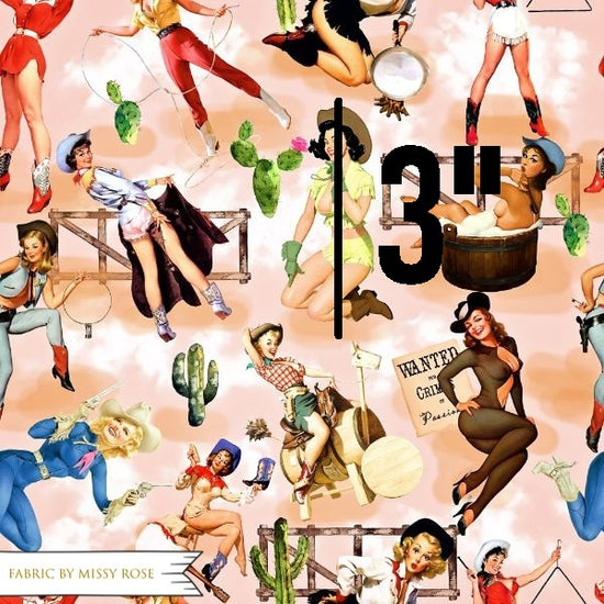 Cowgirl Pinup -  Knit 220 Fabric