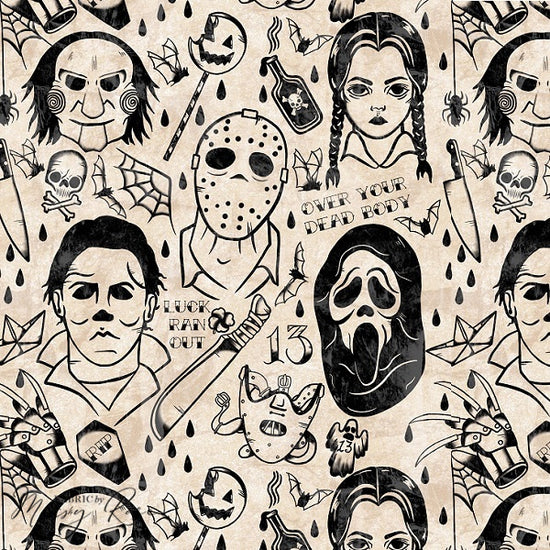 Horror - French Terry Fabric