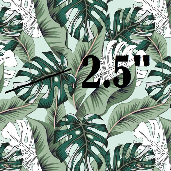 Tropical Leaves -  Knit 220 Fabric