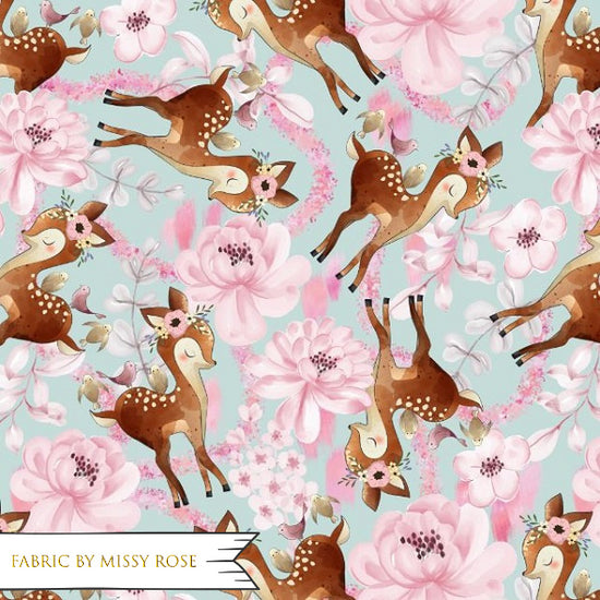 Woodland Deer  - Canvas Fabric