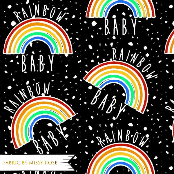 Rainbow Baby - Canvas Fabric