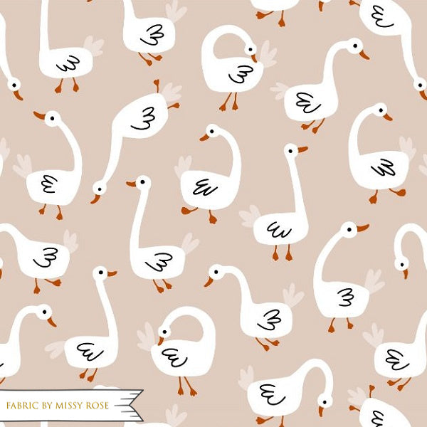 Load image into Gallery viewer, Goose - Bamboo Lycra Fabric - Mini
