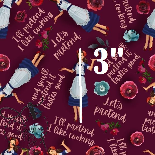 Load image into Gallery viewer, Red Vintage Housewife -  Knit 220 Fabric
