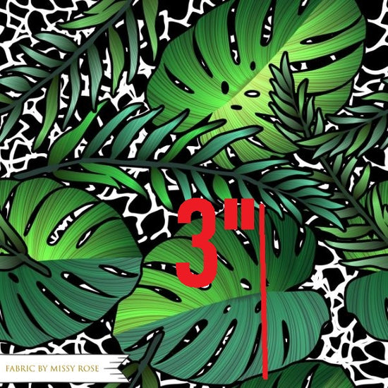 Monstera leaves -  Knit 220 Fabric