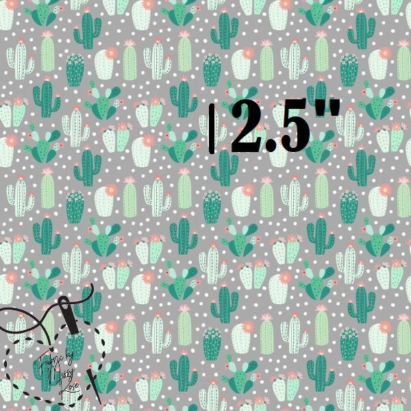 Grey Cactus -  Knit 220 Fabric