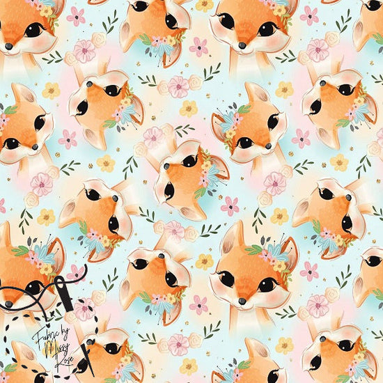 Cute Fox -  Knit 220 Fabric