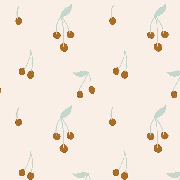 Neutral Cherry - Woven Fabric - Indy Bloom