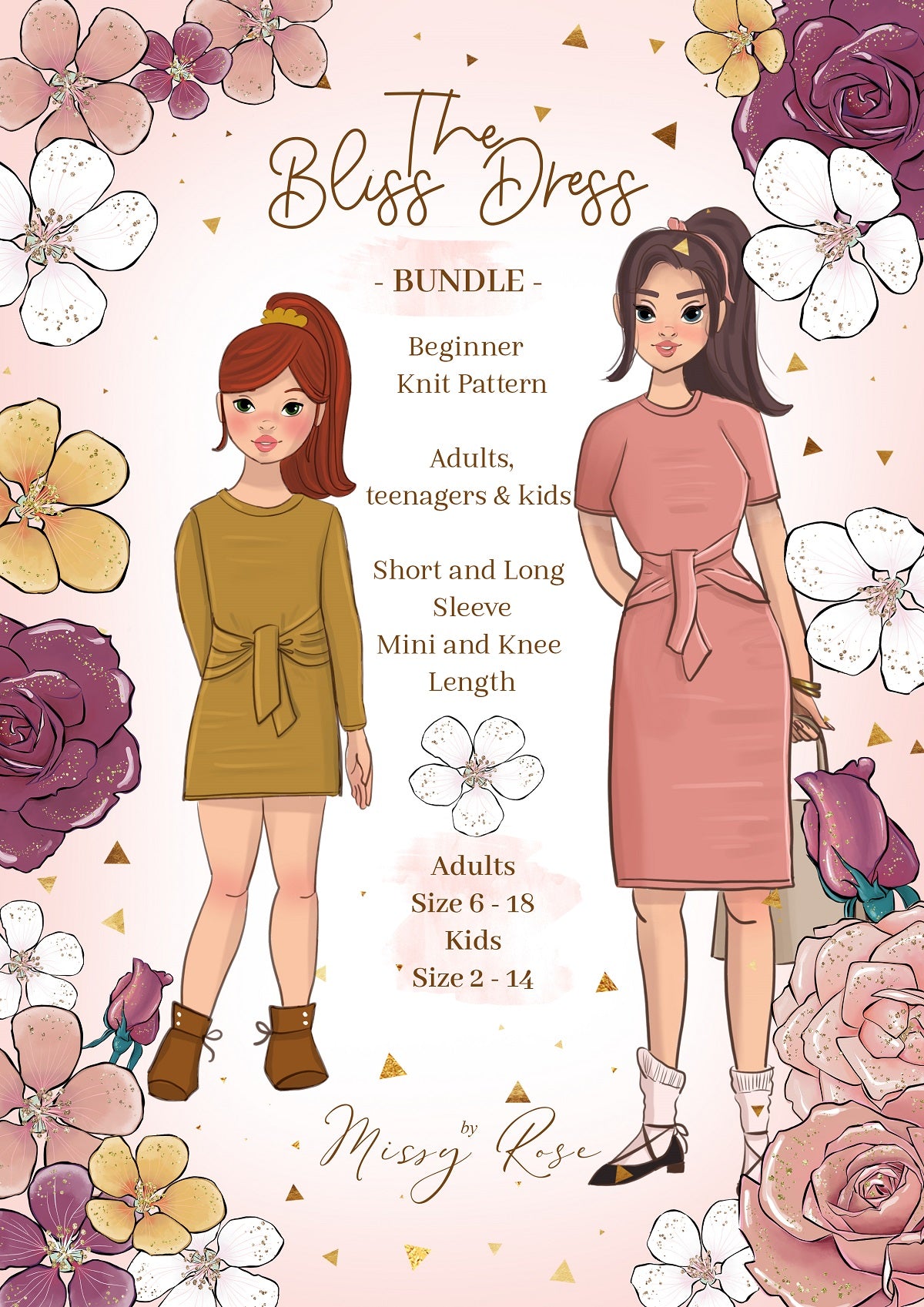 Missy Rose Bliss Dress - Bundle PDF Sewing Pattern