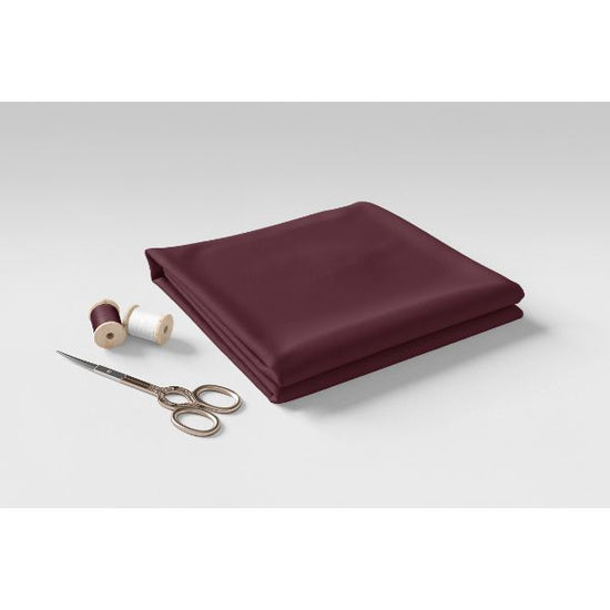 Maroon Plain Solid - Woven Fabric