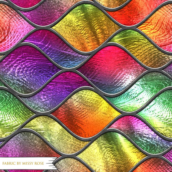 Stained Glass - Woven Fabric