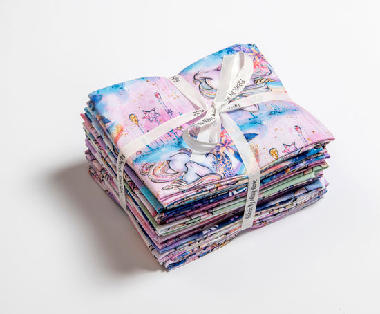 Fat quarter bundle 20 pieces - Quilting - Lilla Unicorn Fabric