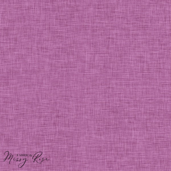 Purple Linen Look - Woven Fabric